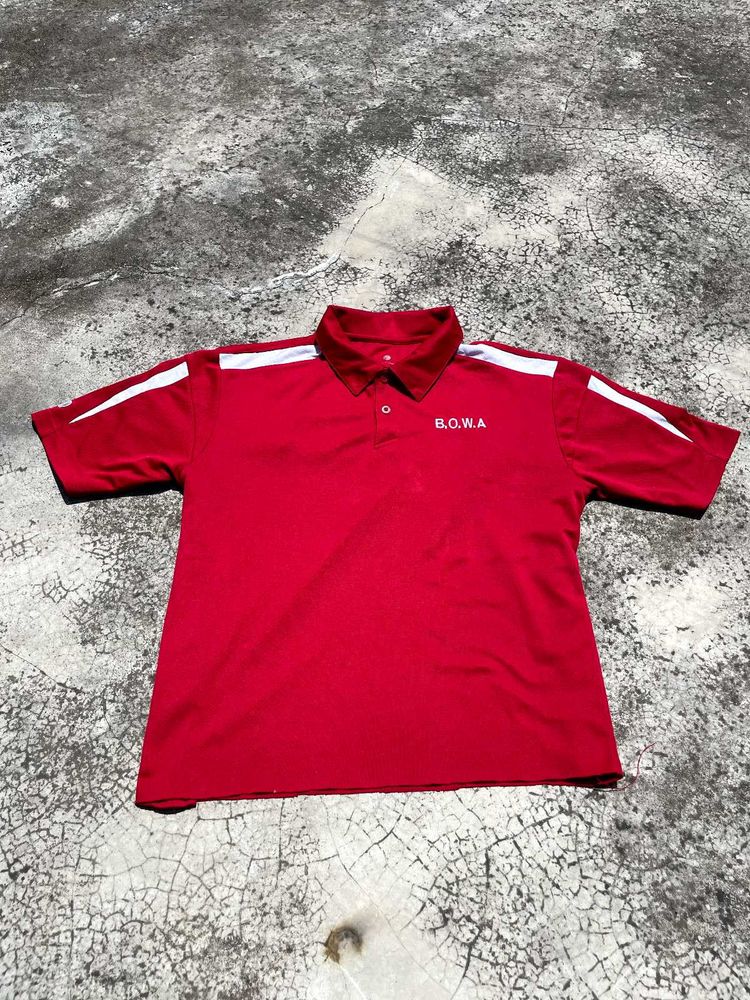 Red Polo Shirt - Casual Style