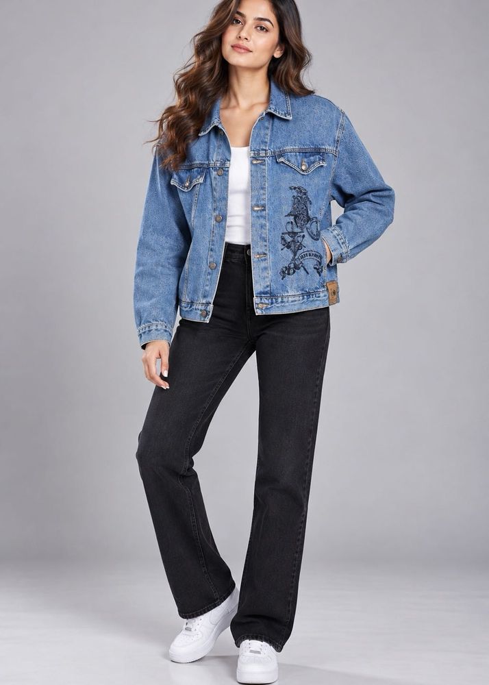 JACK&amp;SONS Vintage Blue Denim Jacket