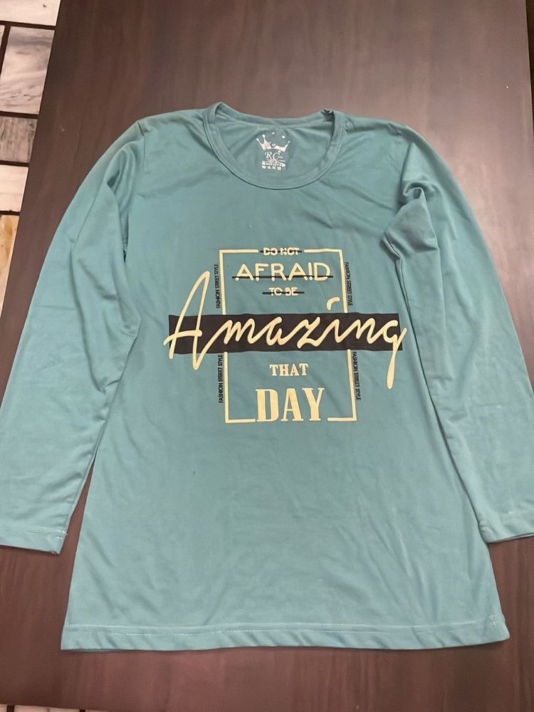 Long Sleeve "Amazing" Graphic Top