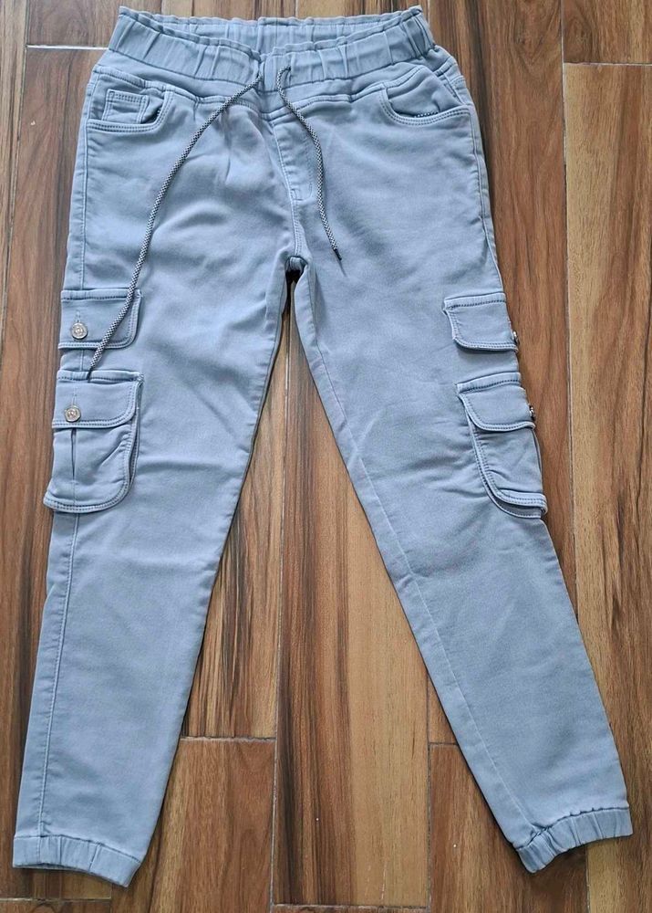 Cute grey Cargo Pant