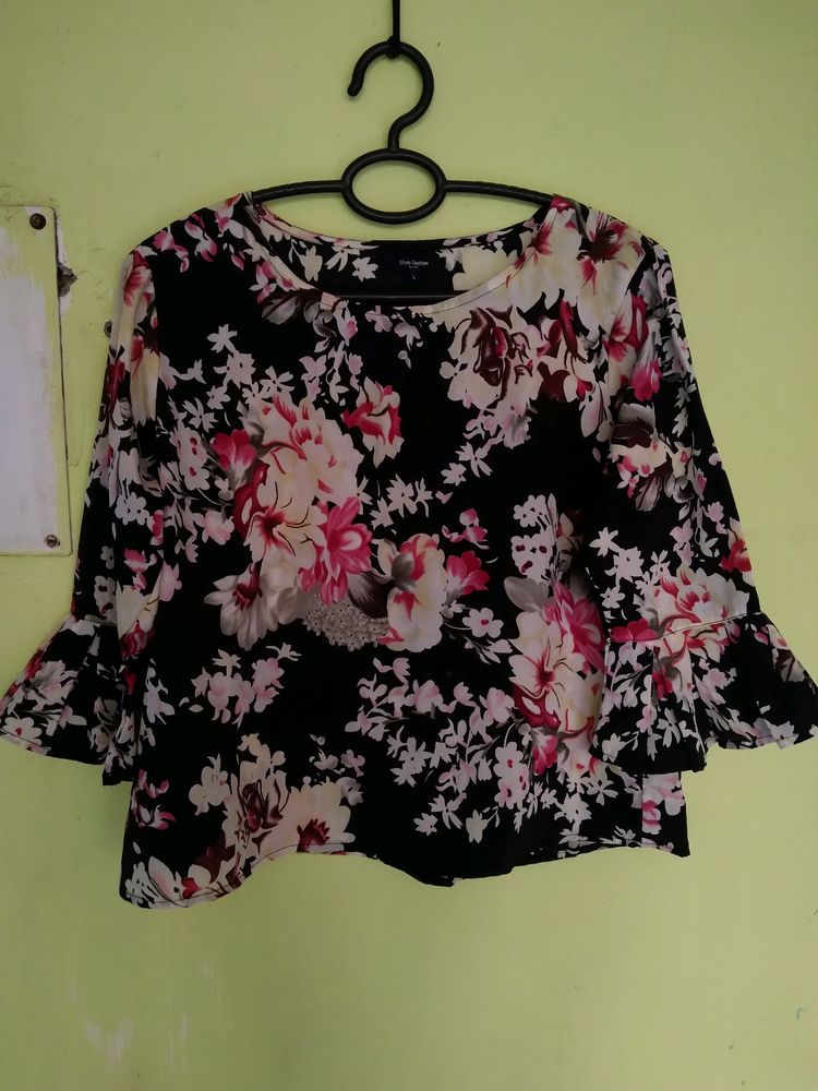 Floral Print Tops