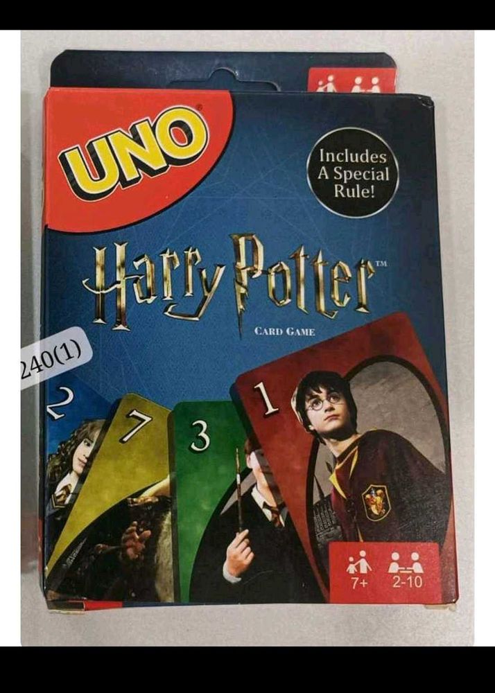 Harry Potter uno cards