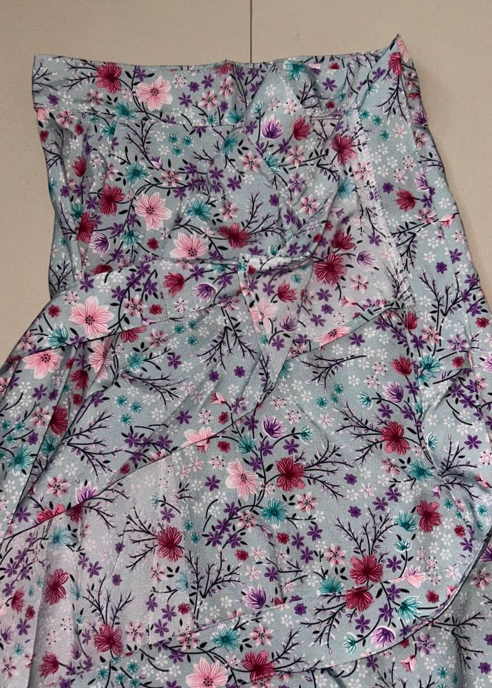 Floral Wrap Dress
