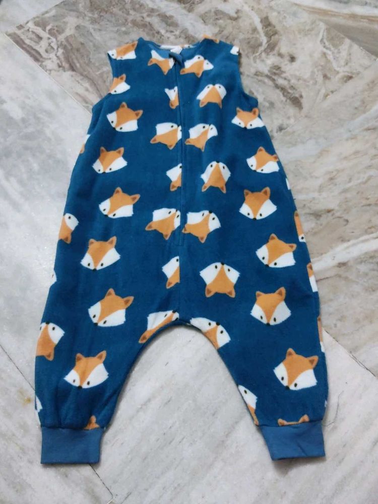 Cute Fox Print Romper