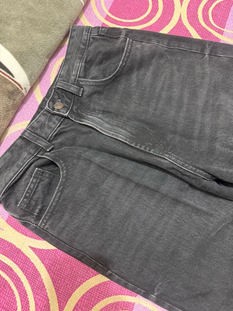 Classic Dark Wash Denim Jeans