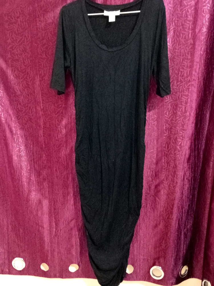 Comfortable Black Maternity Dress