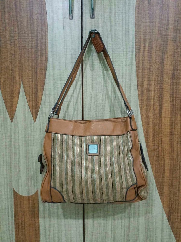 Imported Stylish Striped Shoulder Bag