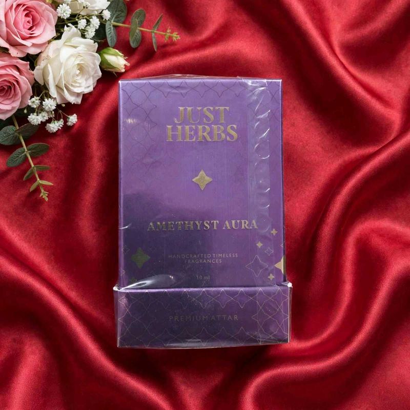 Just Herbs Amethyst Aura Premium Attar