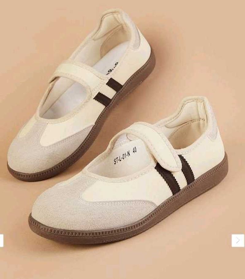 Ginger Striped Mary Jane Sneakers