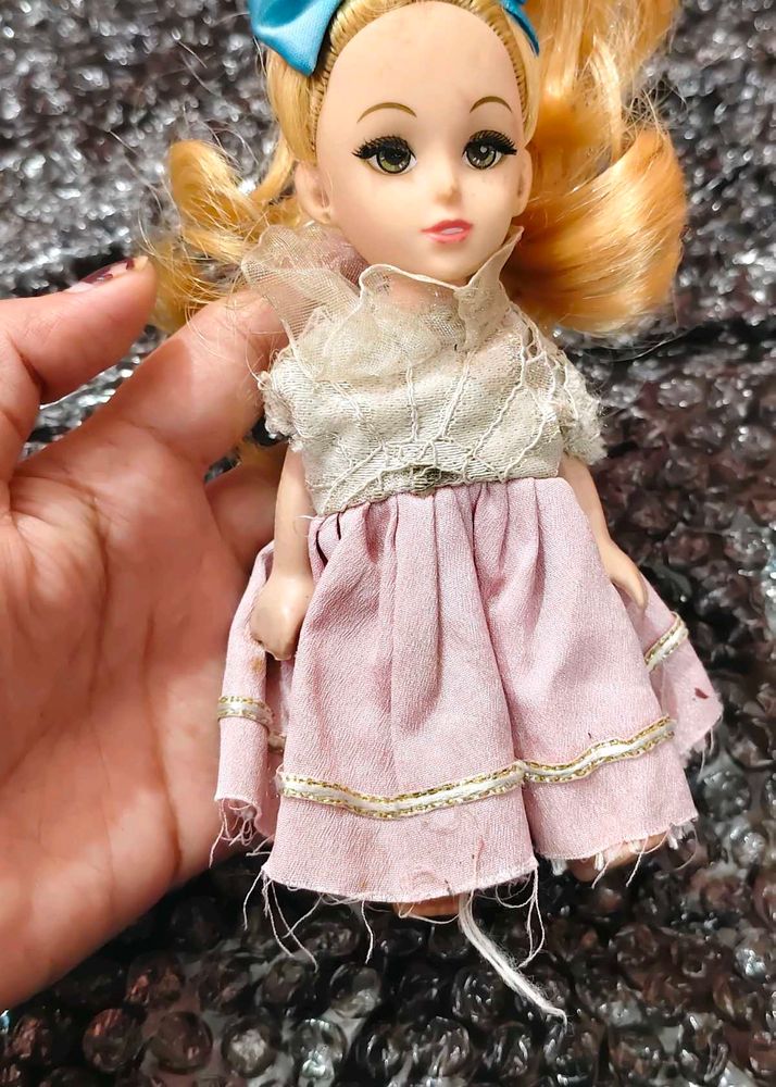 combo Vintage Doll with Pink Dress