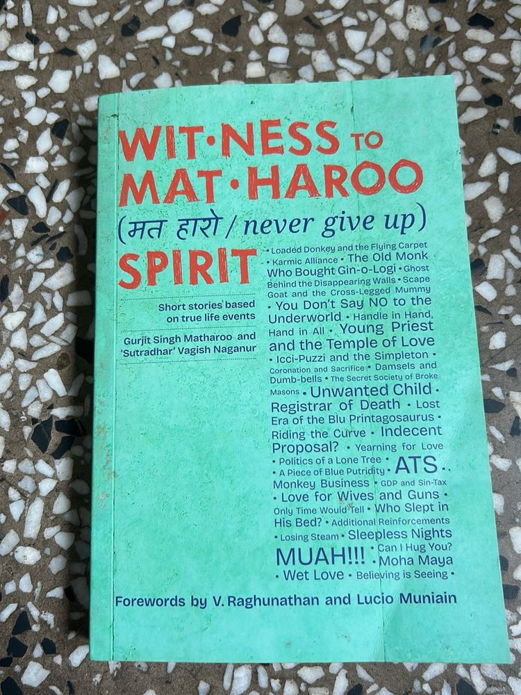 Witness to Mat-Haroo Spirit Stories