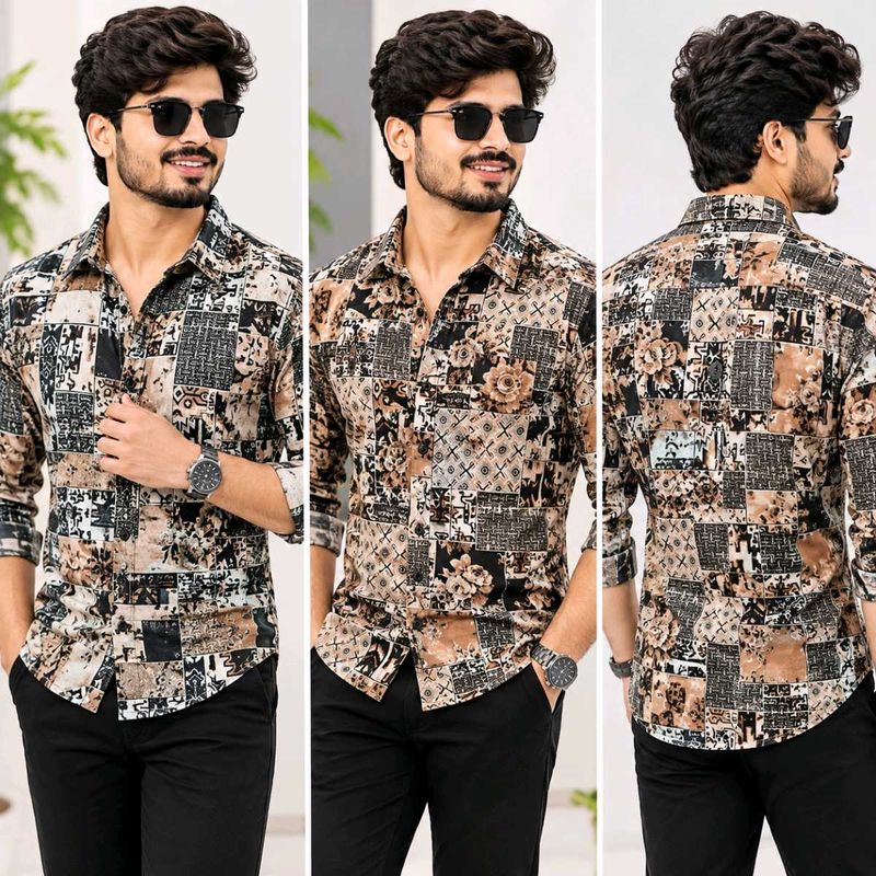 Men's Printed Casual Shirt