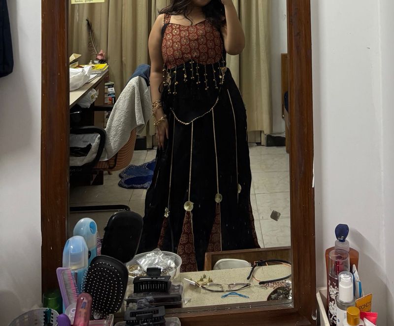 Ajrak Lehenga Choli