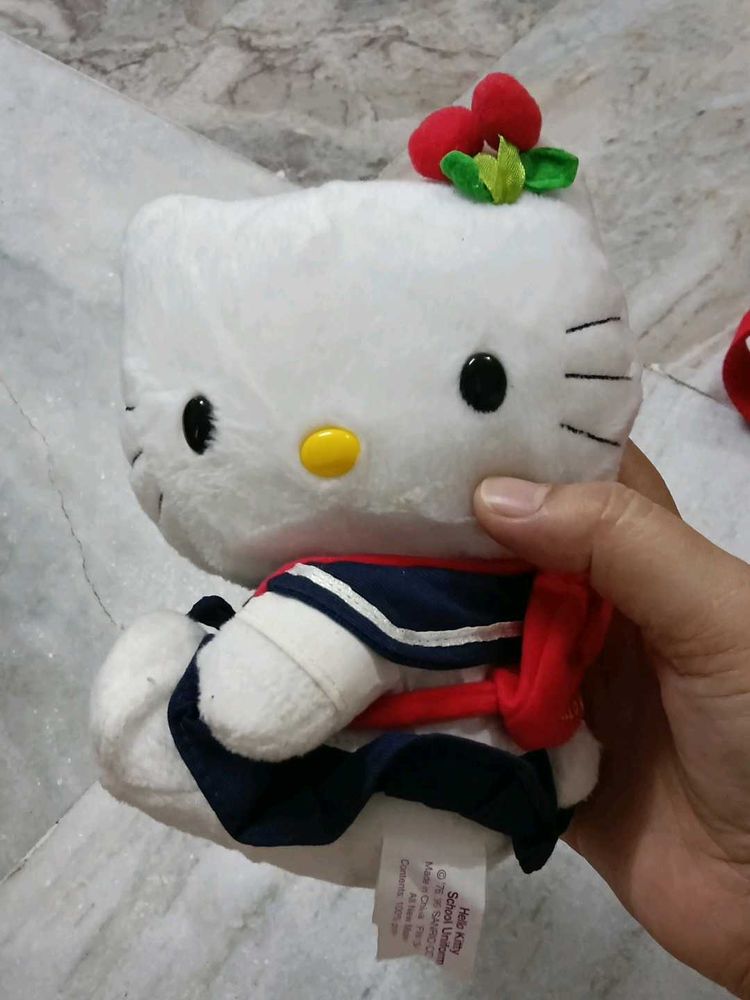 Cute Hello Kitty School Uniform Plush Toy