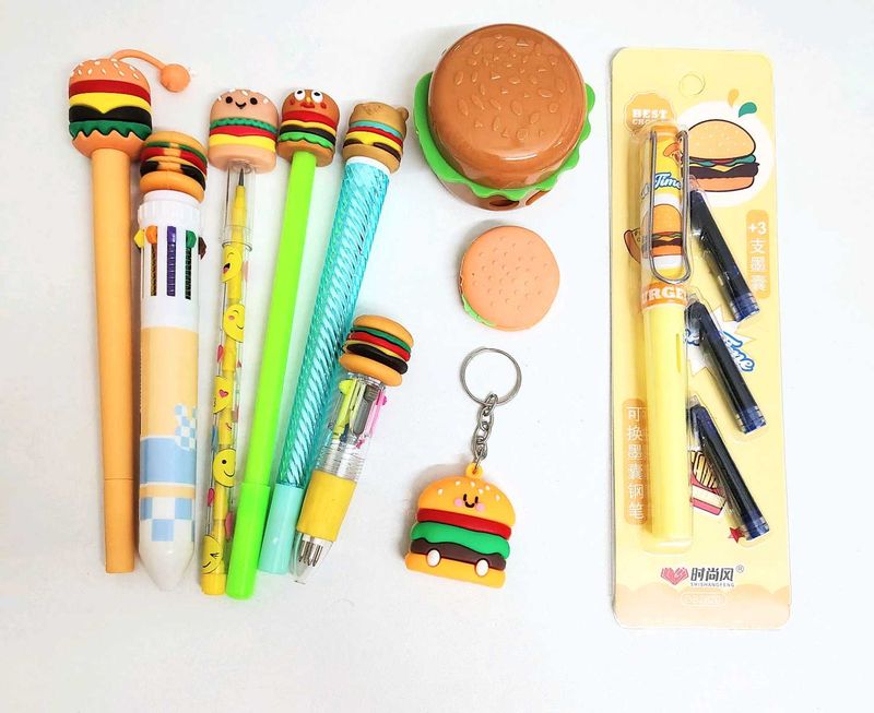 Gadgets > Office Supplies & Stationery | Cute Burger Stationery Combo ...