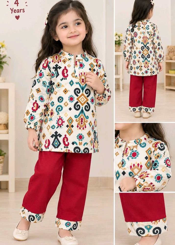 😍Girls' Festive Ethnic Wear Set💥