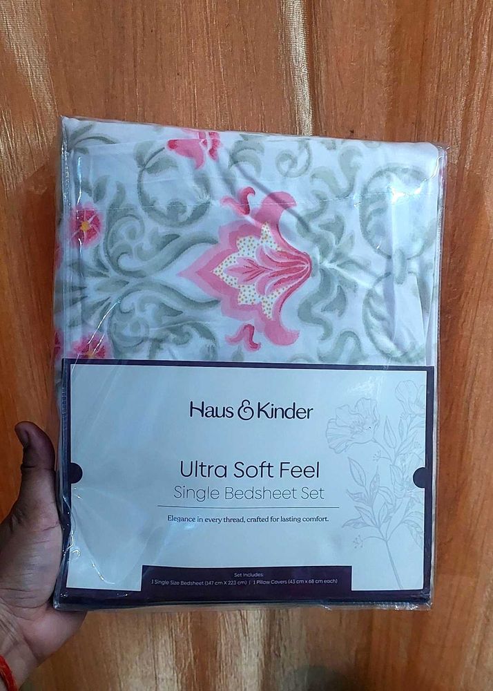 Haus &amp; Kinder Ultra Soft Single Bedsheet Set