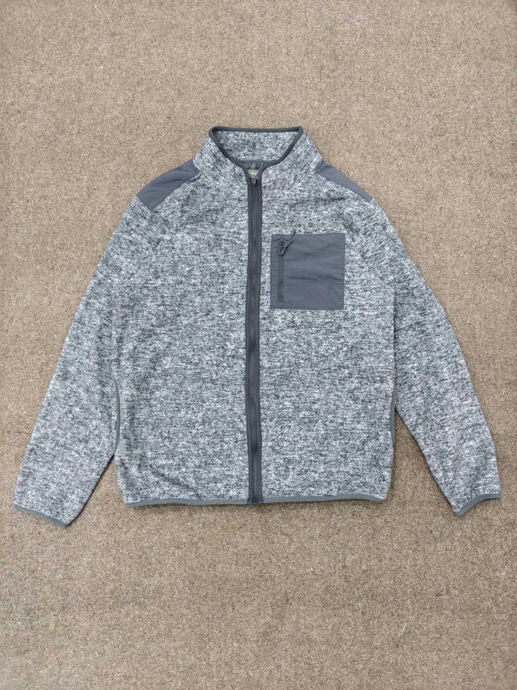Primark Gray Zip Up Fleece Jacket
