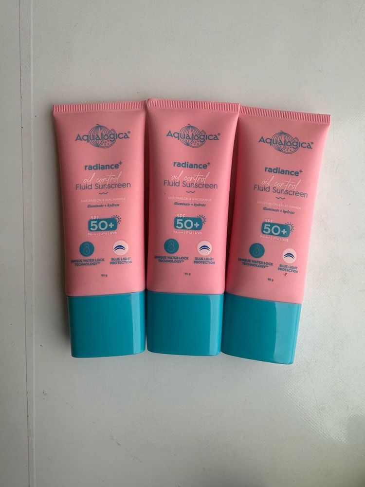 Aqualogica Radiance Face Fluid Sunscreen SPF 50+