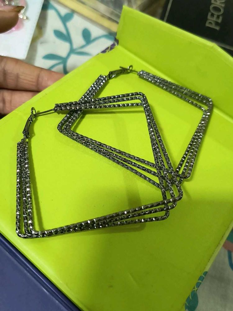 Square Hoop Earrings