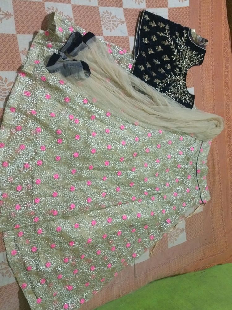 Fully Stitched Lehenga Choli With Blouse &amp; Dupatta