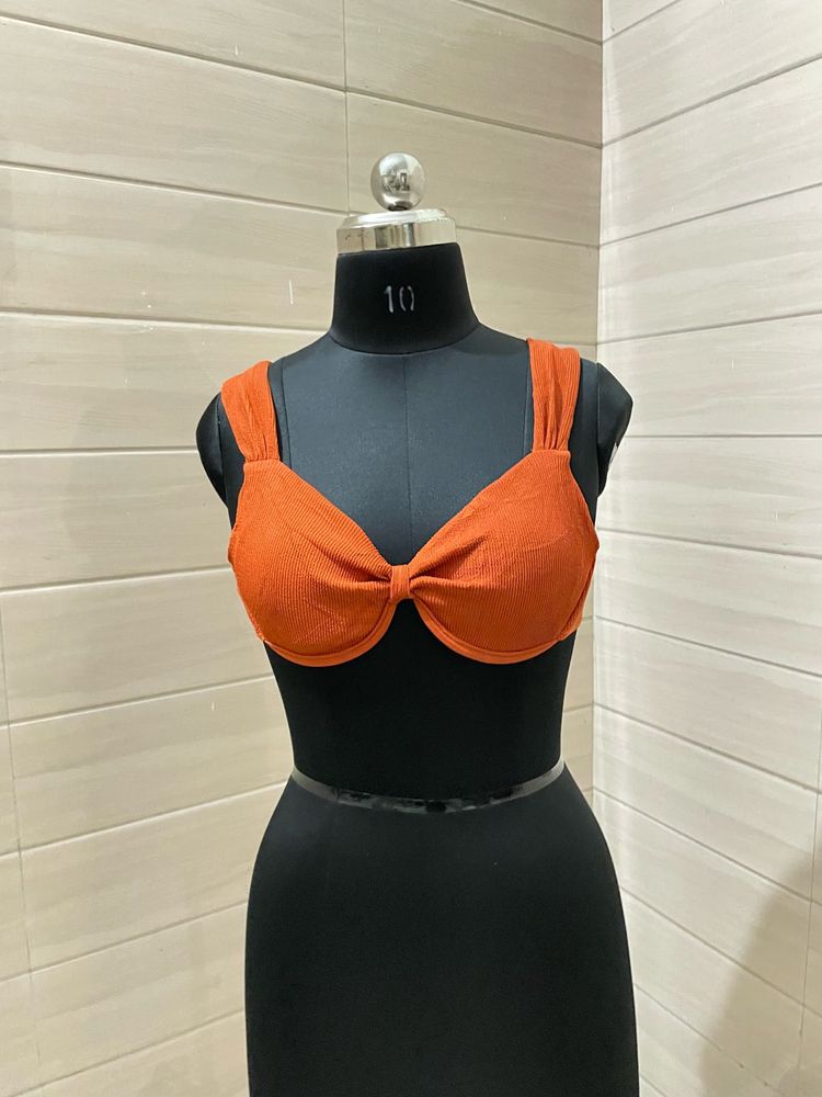 Imported Pintresty Orange Bra
