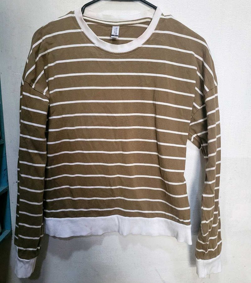 Striped Long Sleeve Top