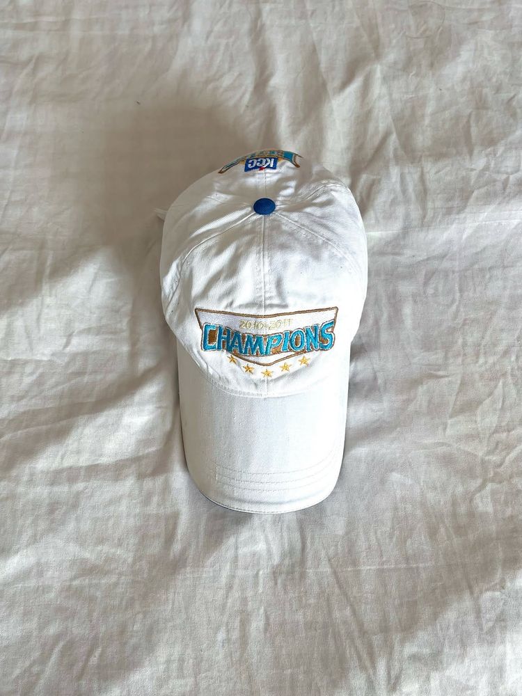 White Baseball Cap - Champions