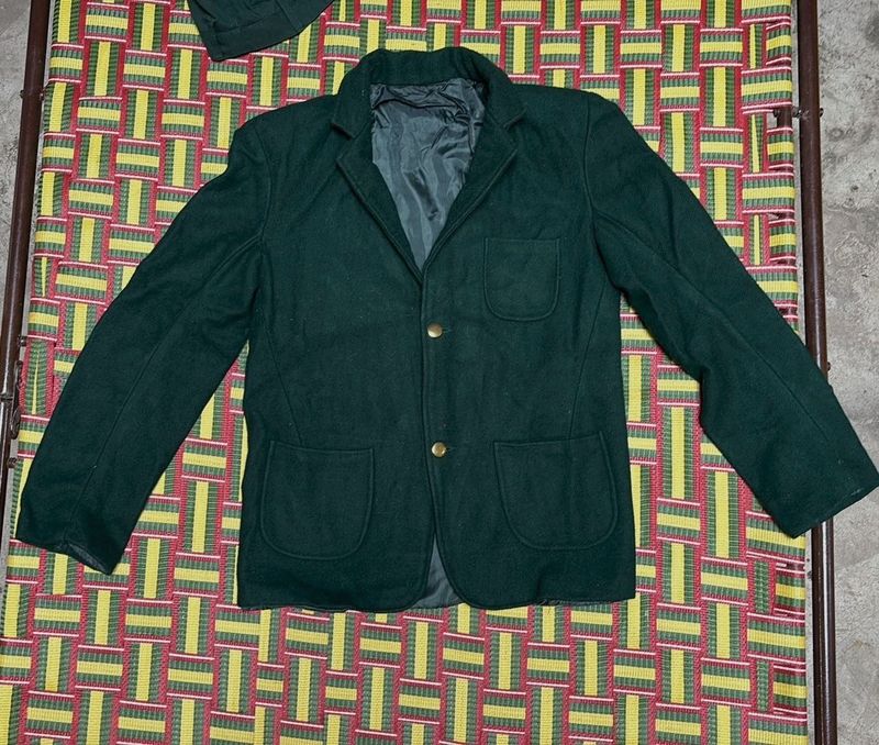 School Unisex Classic Green Blazer