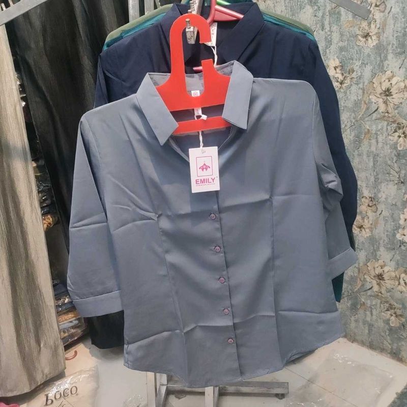 Elegant Gray Blouse