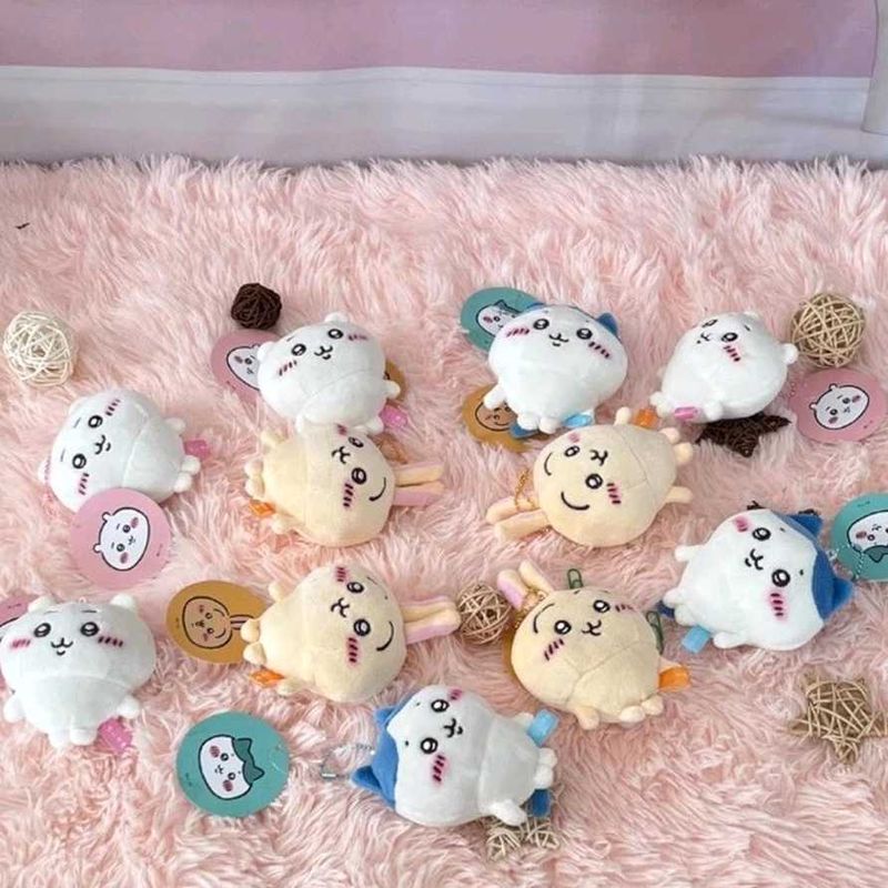 chiikawa usagi hachi keychain .Kawaii Plushie