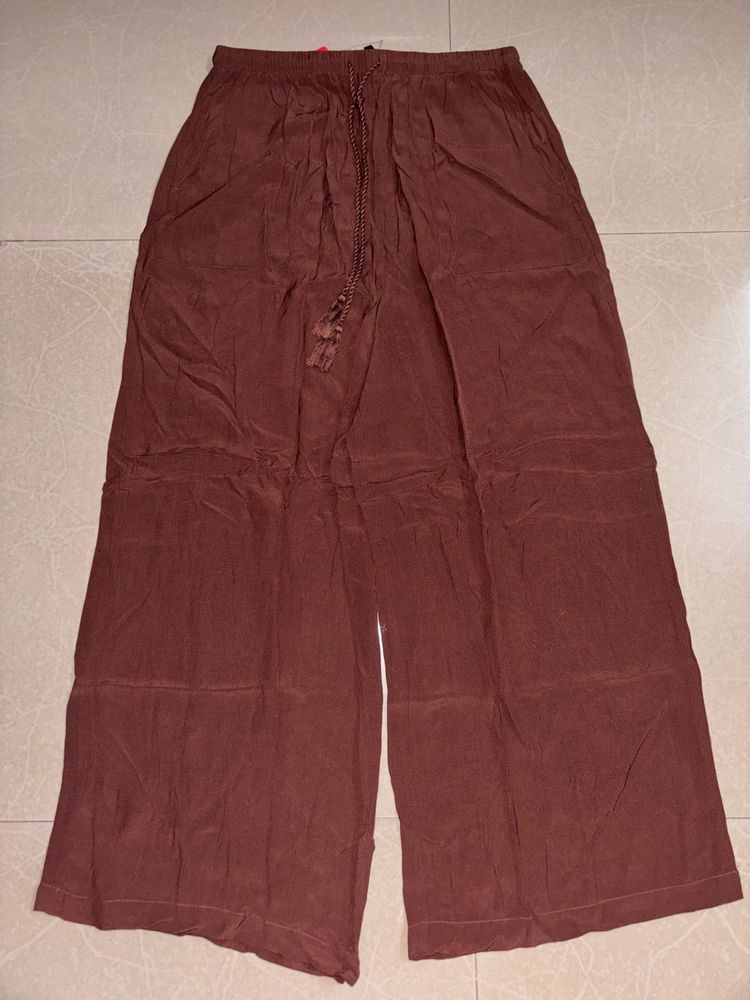 Brown Palazzo Pants