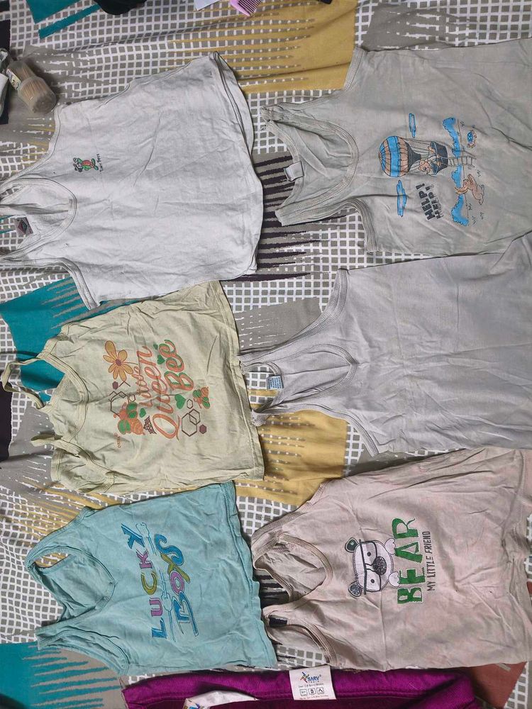 Bundle of vests for 3-5 years