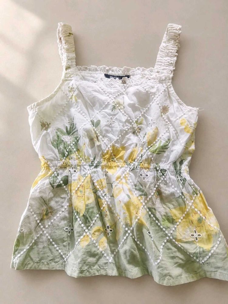 Flowy Floral Print Tank Top