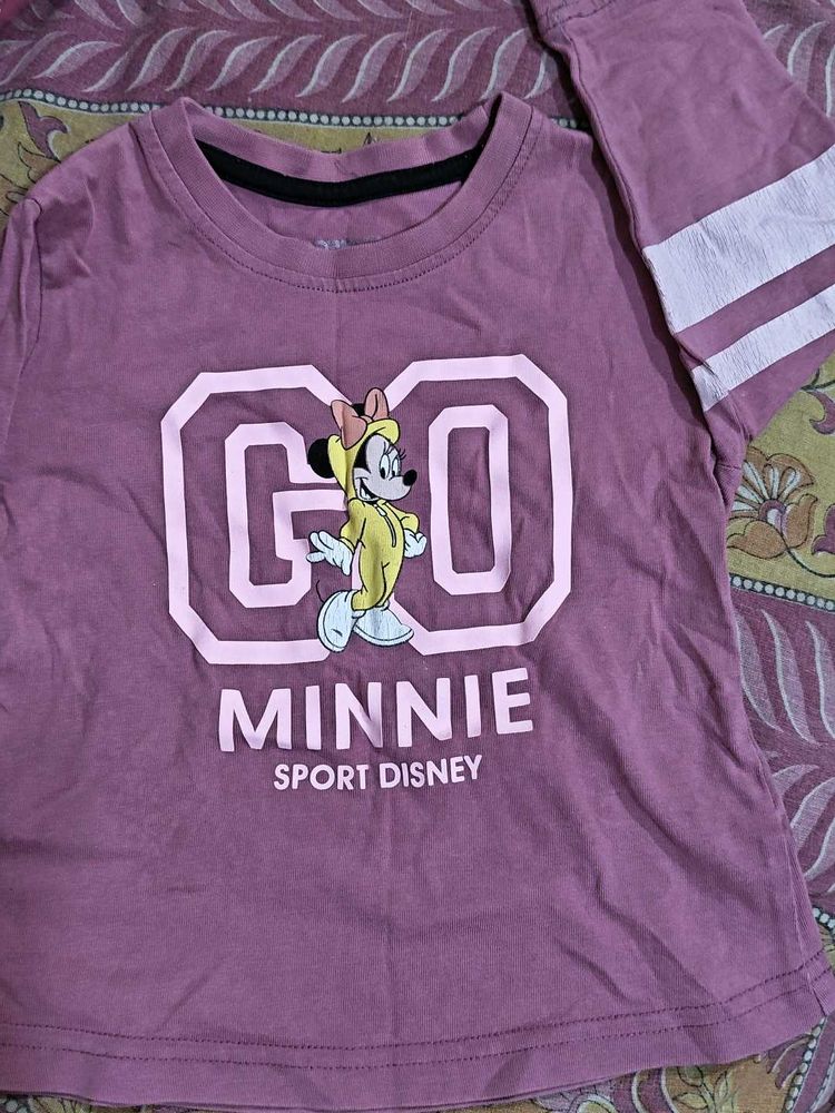 Cute Minnie Mouse Graphic T-Shirt