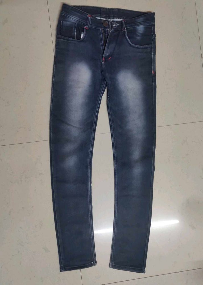 Stylish Men's Dark Wash Jeans