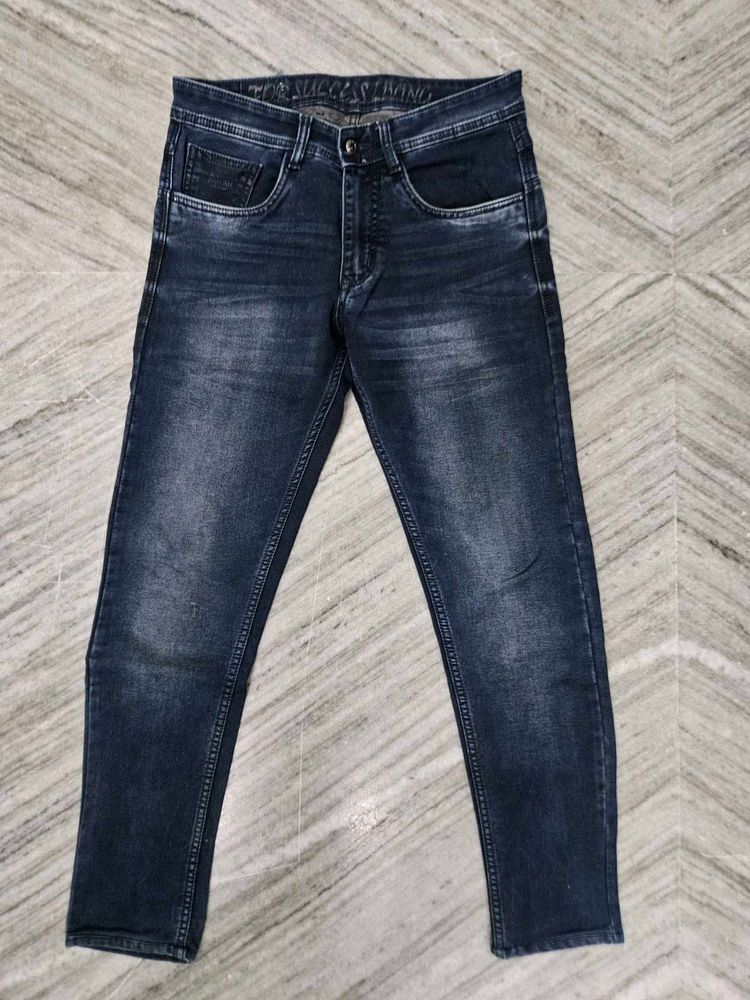 Dark Blue Denim Jeans