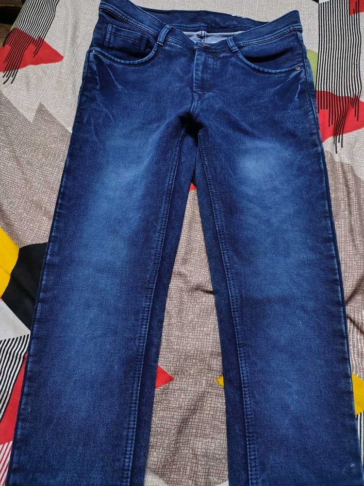 Men Classic Blue Denim Jeans