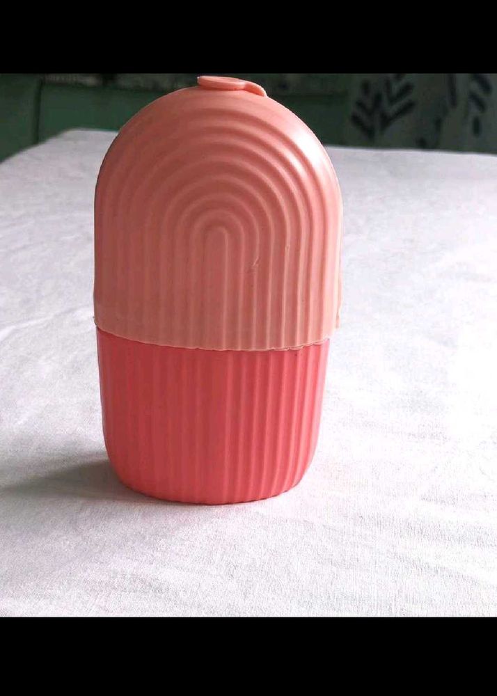 Pink Facial Ice Roller Massager