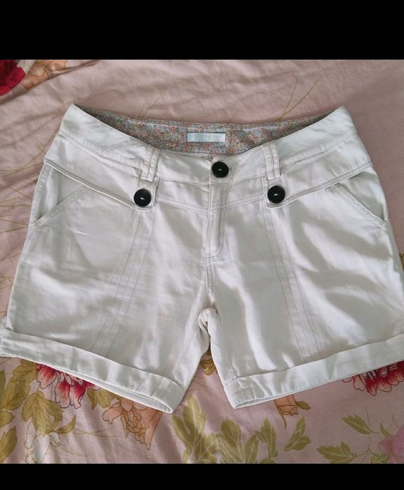 White Shorts