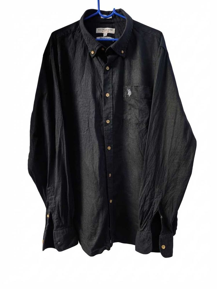 U.S. Polo Assn. Men's Black Shirt