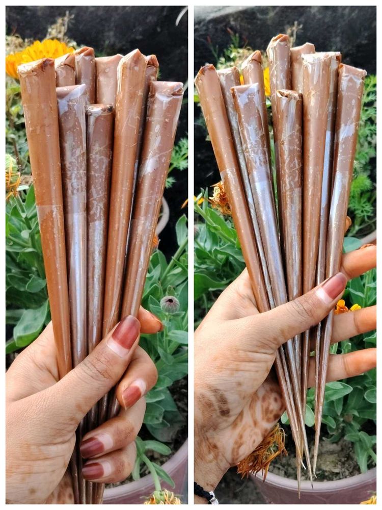6 Henna Cones for only nail