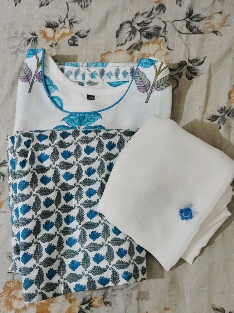 Elegant Floral Print Kurti Set || Best for summer
