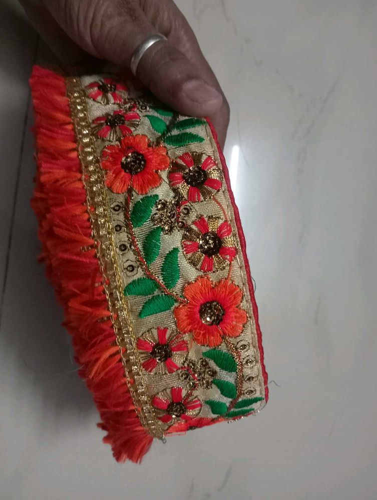 Floral Embroidered Trim - lace