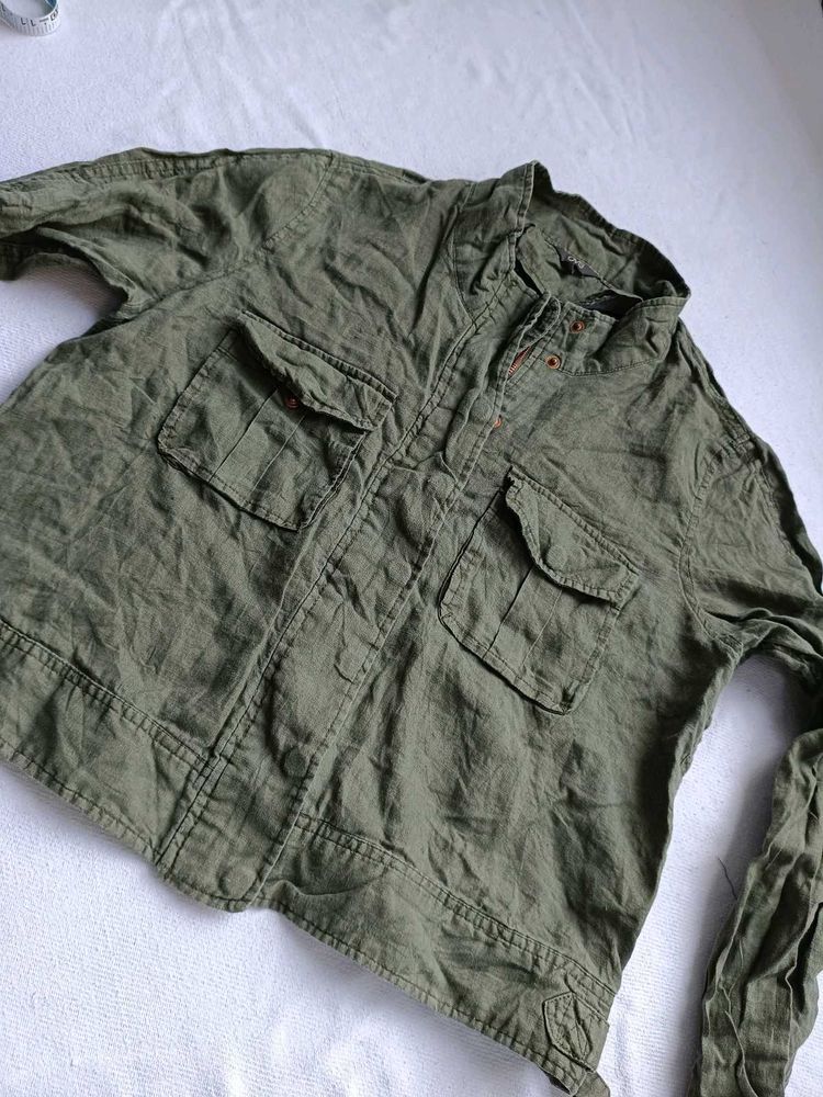 Olive Green Lightweight Jacket