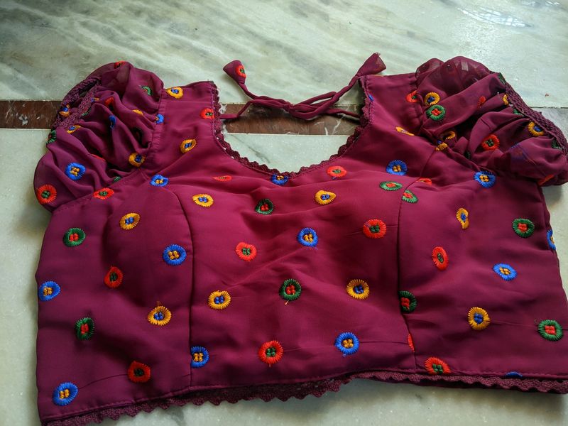 EMBROIDERY READYMADE BLOUSE