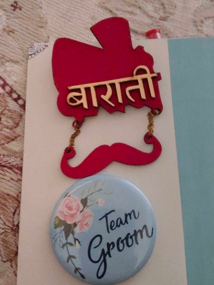 Indian Wedding Barati &amp; Team Groom Accessory