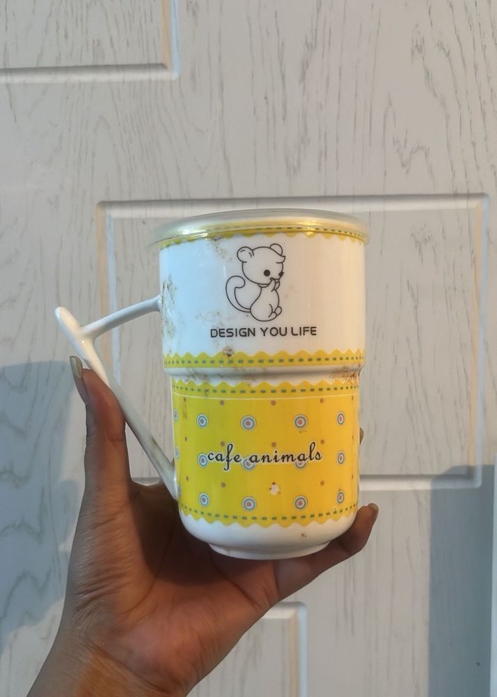 Cute Cafe Animals Ceramic Mug