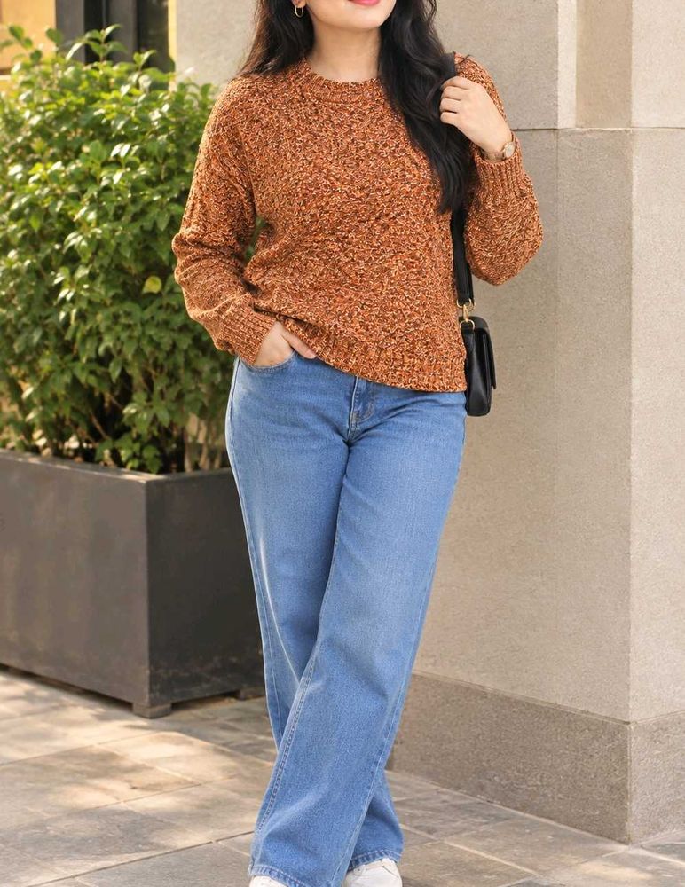 Woman cozy knit top upto Xxl