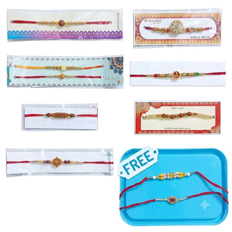 Beautiful Rakhi Collection for Brothers 10 piece